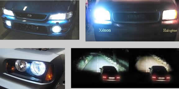Phares Xénon comparaison